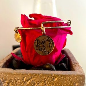 Alex and Ani silver bracelet